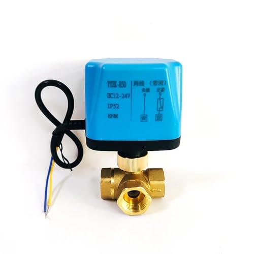 Vanne motorisée 3/4 en laiton 220V normalement ouverte pour chauffage - 2