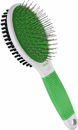 set pet Pin Pad & Soft Bristle Pad dual Hair Brush for Dogs (1pc of Any Color) Wire-pin Brushes for Dog (B09BGGQWJR) Amazon Price History, Amazon Price Tracker