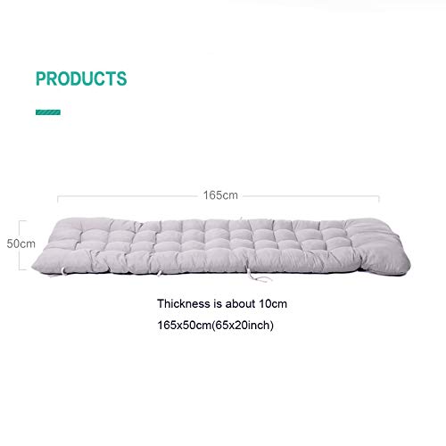 Tapis de coussin de chaise pour jardin bleu 165cm - 4