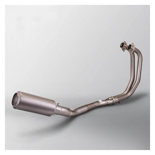 バイクマフラー R3用 MT03 R25 2015-2025用 フルチタンエキゾーストシステム エスケープレーシングマニホールドコネクトプロジェクトマフラー エキゾーストパイプ(C)