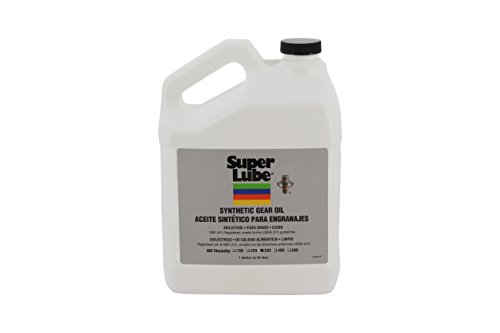Super Lube 54301 Synthetic Gear Oil ISO 320, 1 gal Bottle,Translucent