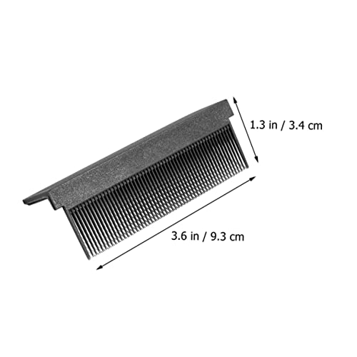 SaditY Peine alisador eléctrico portátil para cabello, 4 piezas, accesorio para plancha de pelo, peine con dientes finos de nailon miniatura 5