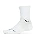 Swiftwick ASPIRE FOUR Trail Running & Cycling Socks, Compression Fit (White, Medium)