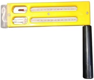 Sling Psychrometer | Manual Humidity and Temperature Meter |Accurate Dew Point & Relative Humidity Reading |Ideal for HVAC, Weather Monitoring, & Educational Use