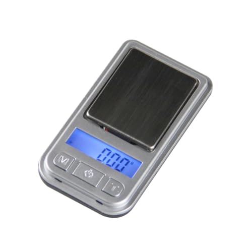AUTSUPPL Mini Báscula Digital de Bolsillo para Joyería Alta Precisión Portátil y Compacta con Batería para Medir Gramos con Exactitud