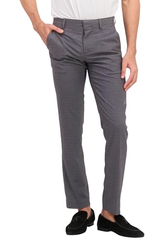 Perry Ellis Portfolio Mens Slim Fit Suit Dress Pants Charcoal Grey 33 x 302