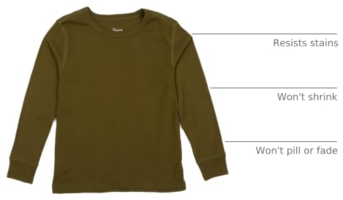 Image of Leveret Long Sleeve Boys Girls Kids & Toddler T-Shirt 100% Cotton (2-14 Years) Variety of Colors