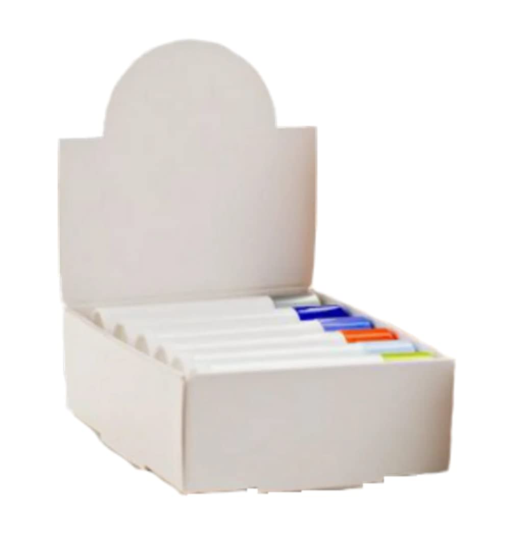 White Arched Lip Balm Tube Display Boxes (10 Boxes per Package)