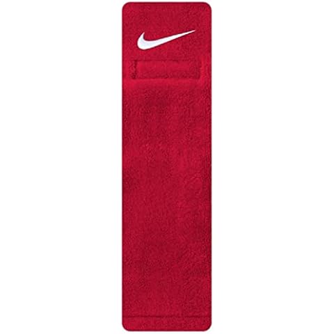 Nike Toalla de fútbol americano roja Cover