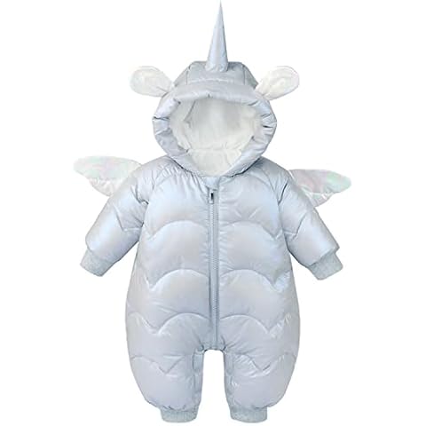 JiAmy Traje de nieve para bebés con diseño de animales y alas de ángel Cover