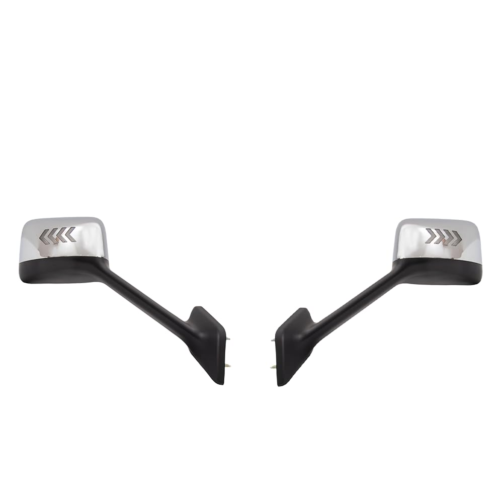 Amazon.com: HIGHTO Chrome Hood Mirror Assembly with LED