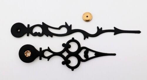 Replacement for Grandfather Clock Hands 4 3/4 Inch W/Hand NUT Serpentine Mechanical