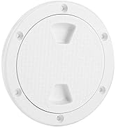 KIMISS Tekne Yuvarlak Kaymaz Muayene Kapağı Yuvarlak Çıkarılabilir 4 İnç ABS Kapak Plakası