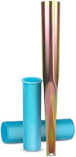 Rotary Washing Line Spike with Two Plastic Adapters, Fit 32, 35, 38, 40, 50mm Diameter Poles like Washing Line Pole, Flag Pole, Bird Feeder Pole, Heavy Duty Metal Ground Spike for Rotary Airers