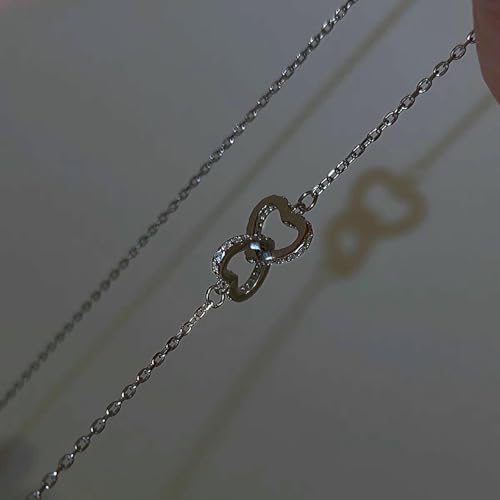 Cadeau pour femmes original collier cœur ajouré et chaîne ajustable - 4