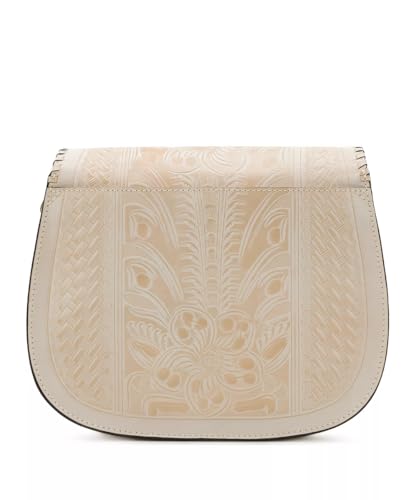 Savini Saddle Bag - Burnished Tooled Color2