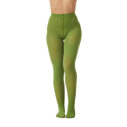 Image of Frola Semi Opaque Tights for Women 40 Denier Matte Solid Color Pantyhose Soft Stockings Nylons Under Dress