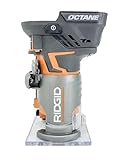 18-Volt OCTANE™ Cordless Brushless Compact Fixed Base Router with 1/4 in. Bit, Round and Square Bases, and Collet Wrench