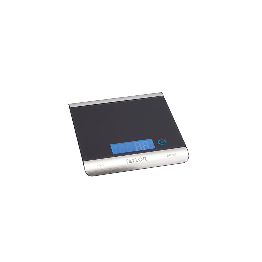 Taylor Pro Balances de Cuisine Numériques Ultra Haute Capacité, Compact Standard Professionnel avec Précision et Fonction Tare,