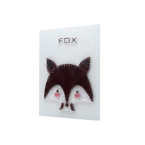 Peinture fil enroulé Fox REYG : kit string art diy renard