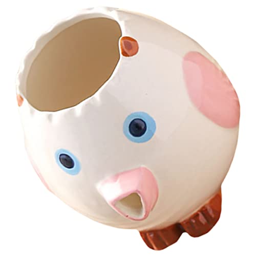 HAKIDZEL Cartoon Egg Separator Ceramic Yolk and Egg White Separator for Kitchen Cute Chicken Design Easy to Clean for Baking and Cooking Kitchen Tool