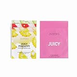 Avatara Juicy Face Mask Set of 4, Face Mask Pack, Beauty and Skincare Facial Mask Collection Infused with Natural Fruit Extracts, Hydrating Watermelon, Soothing Avocado