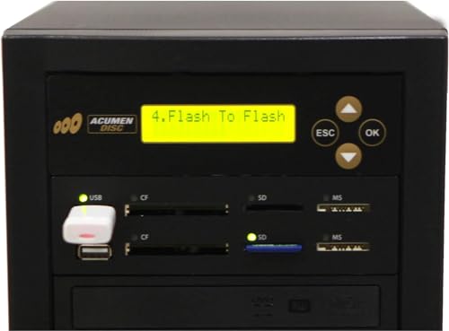 Image of Acumen Disc 1 to 1 Crossover CD DVD Disc Duplicator & Bi-Directional Multimedia Flash Memory Copier (CF SD MS USB) / Media Converter - Disc to Disc /Media to Media