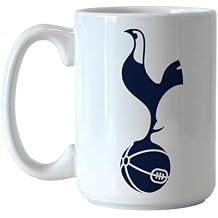 Logo Brands EPL Tottenham Hotspur FC 15 oz Coffee Mug - Ceramic Coffee Cup With Vibrant Team Graphics & Colors Great Gift For Soccer Fans