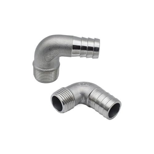 Raccord 3/8 mâle vers cannelé 6mm coude 90 résoud les angles difficiles - 3