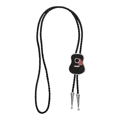 Dickly 3D Cowboy Bolo Tie Fashion Style Vintage Country Music Bolo Tie Bijoux, Noir Cover