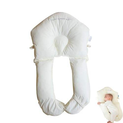 Xpwghap Coussin Bébé Ultra-Doux - Dreamo,Oreiller Façonnant La Tête De Bébé,Oreiller De Soutien Arrière for Baby,Oreiller De Soutien du Corps Entier...