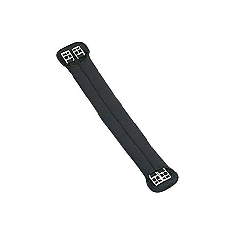 Euroriding Neopren Sattelgurt kurz ohne Elastik Farbe Schwarz, Größe 50cm/20''