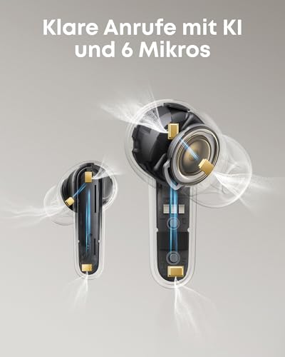 soundcore by Anker P41i, Immersiver Sound, Klare KI-Anrufe mit 6 Mikros – Ansicht 6