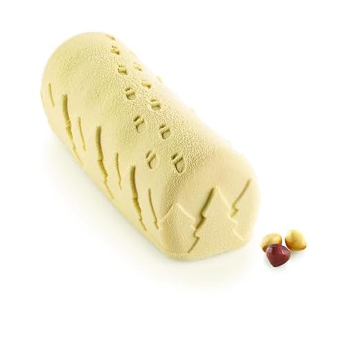 Silikomart - Moule à bûches 100 % silicone platine – Snowy