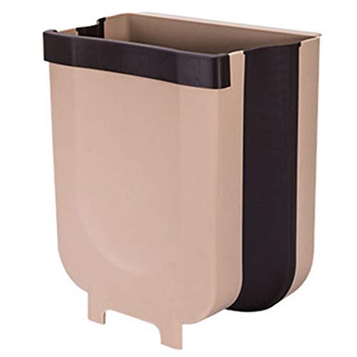 xuejuanshop Pattumiera Cestino Pieghevole a Parete a Muro Cash Cucina Cucina Porta APPRESH Back Cash Cash CANNO Piegato PIEGABILE con Piccolo DRAID Portarifiuti da Ufficio (Color : A
