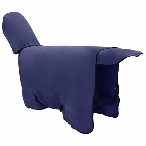 Manta para caballos de sauce azul marino de 125 cm idónea para proteger del frío en el exterior 3