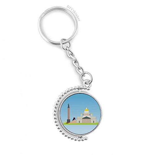 Anillo de la cadena giratorio de San Petersburgo contra la ansiedad diaria