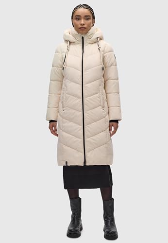 Women's Winter Jacket with Hood | Windproof & Weather-Resistant Jacket | Quilted, Puffy Coat | Sahnekatzii XIV XS-5XL4