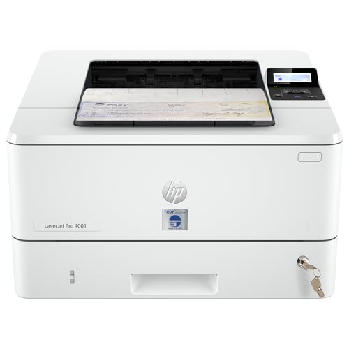 TROY 4001N MICR Printer, Check Printing, 250 Sheet Capacity, 1 Locking...