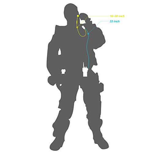 Auricular walkie talkie diadema con micro PTT para trabajar con manos libres 7