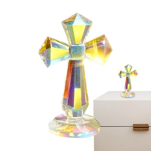 Generisch Cruz de cristal de pie, 15 cm,...