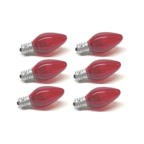 UI PRO TOOLS Red Color Night Light Bulb - 6PC Cover