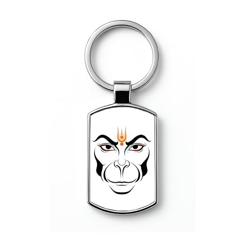 Image of Stylish Metal Keychains with Permanent Glossy Print - Inspirational Quotes & Spiritual Designs - Perfect Key chains for loved ones, Personal Use, Gifts & Return Gifts