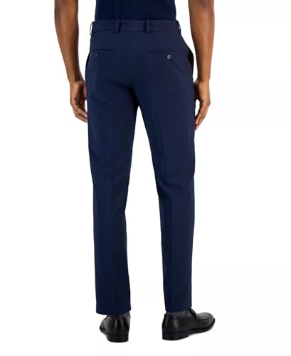 Perry Ellis Portfolio Men's Modern Fit Stretch Dress Pants Navy 34 x 324