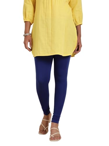 Image of TWIN BIRDS Tailored Cut and Classic Fit Super Stretchable Elastane Fabric Churidar Leggings for Women