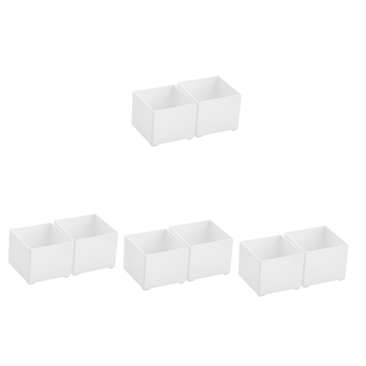 Lurrose 8stücke Memo Pad Und Organizer Für Schreibtisch Notizblock-spender Und Aufbewahrungsbox Für Büro Und Zuhause Mittlere Effektiven Büroorganisation