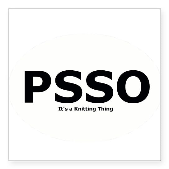 CafePress PSSO It's A Knitting Thing Square Car Magnet 3 Square Car Magnet, Magnetic Bumper Display