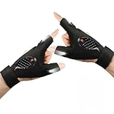 Regalos Originales para Hombres, Ideas de Gadgets para Papá, Guantes LED para Pesca y Outdoor, Regalos para Dia del Padre, Útil Regalo para Navidad, Cumpleaños y Adviento, Luz Intensa y Duradero