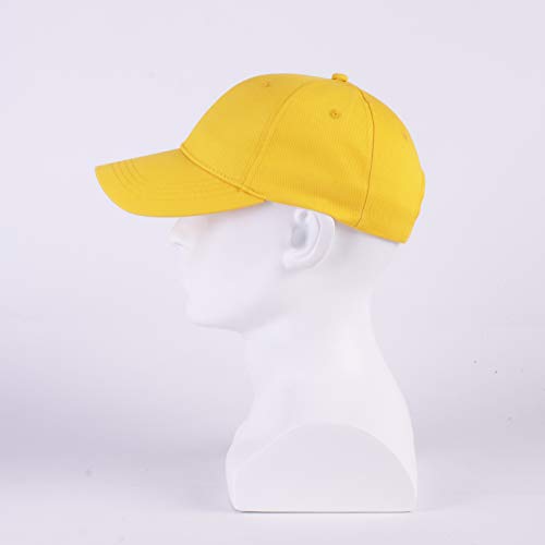 Image of LANGZHEN Unisex Baseball Cap 100% Cotton Fits Men Women Washed Denim Adjustable Dad Hat