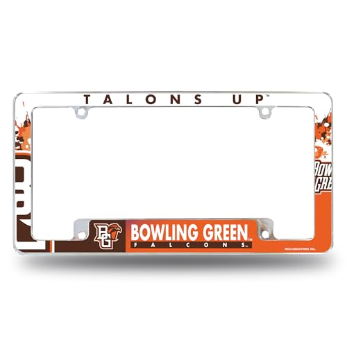 Rico Industries NCAA Bowling Green Falcons Standard All Over Chrome Frame